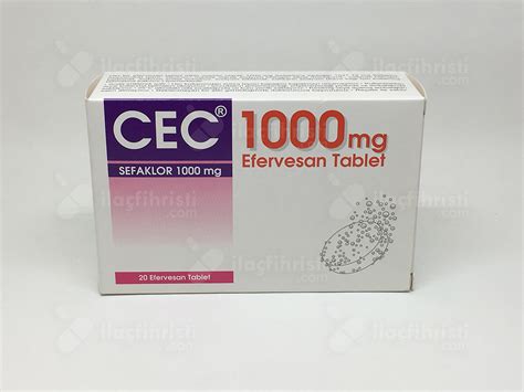 cec 1000 mg 20 efervesan tablet
